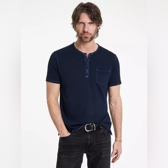 NWT JHON VARVATOS 
REX HENLEY Sz Medium - Picture 1 of 15